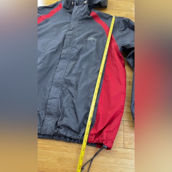 COLEMAN Lightweight Waterproof Rain Hooded-Jacket Coat Size L - Picture 7 of 10